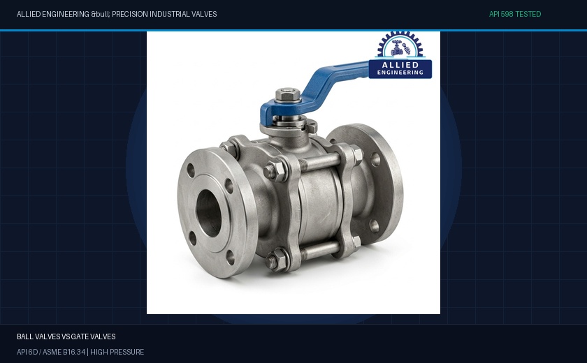 Ball Valve vs Gate Valve: Which Flow Control Valve Does Your Piping System Require?