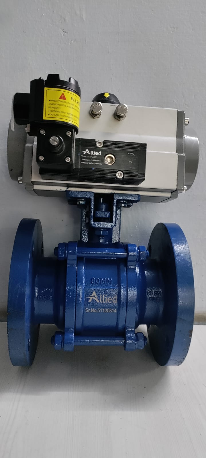 Pneumatic Actuated Ball Valve with Limit Switch