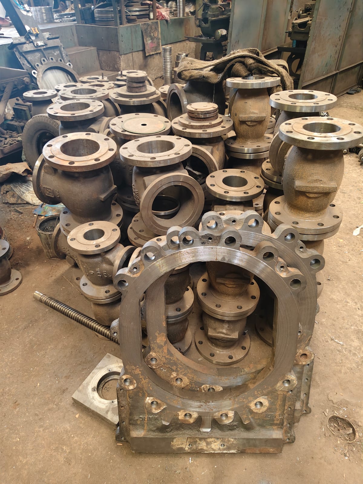 Shell Pattern Mold Staging